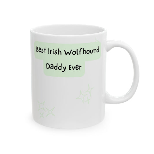 Irish Wolfhound Peek-a-Boo Mug | Best Irish Wolfhound Daddy Gift