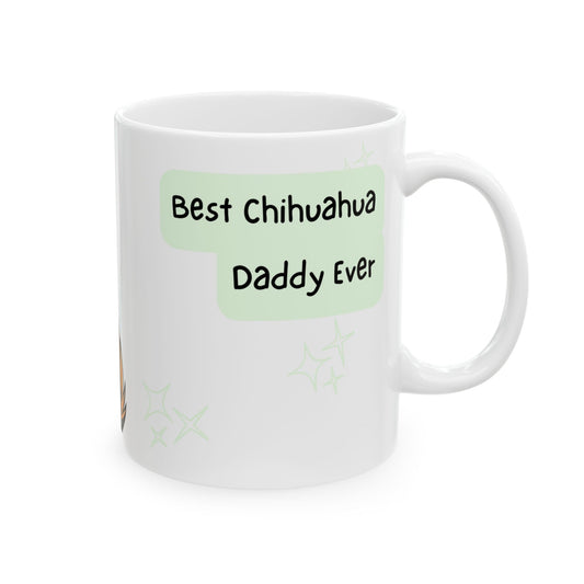 Chihuahua Peek-a-Boo Mug | Best Chihuahua Daddy Gift
