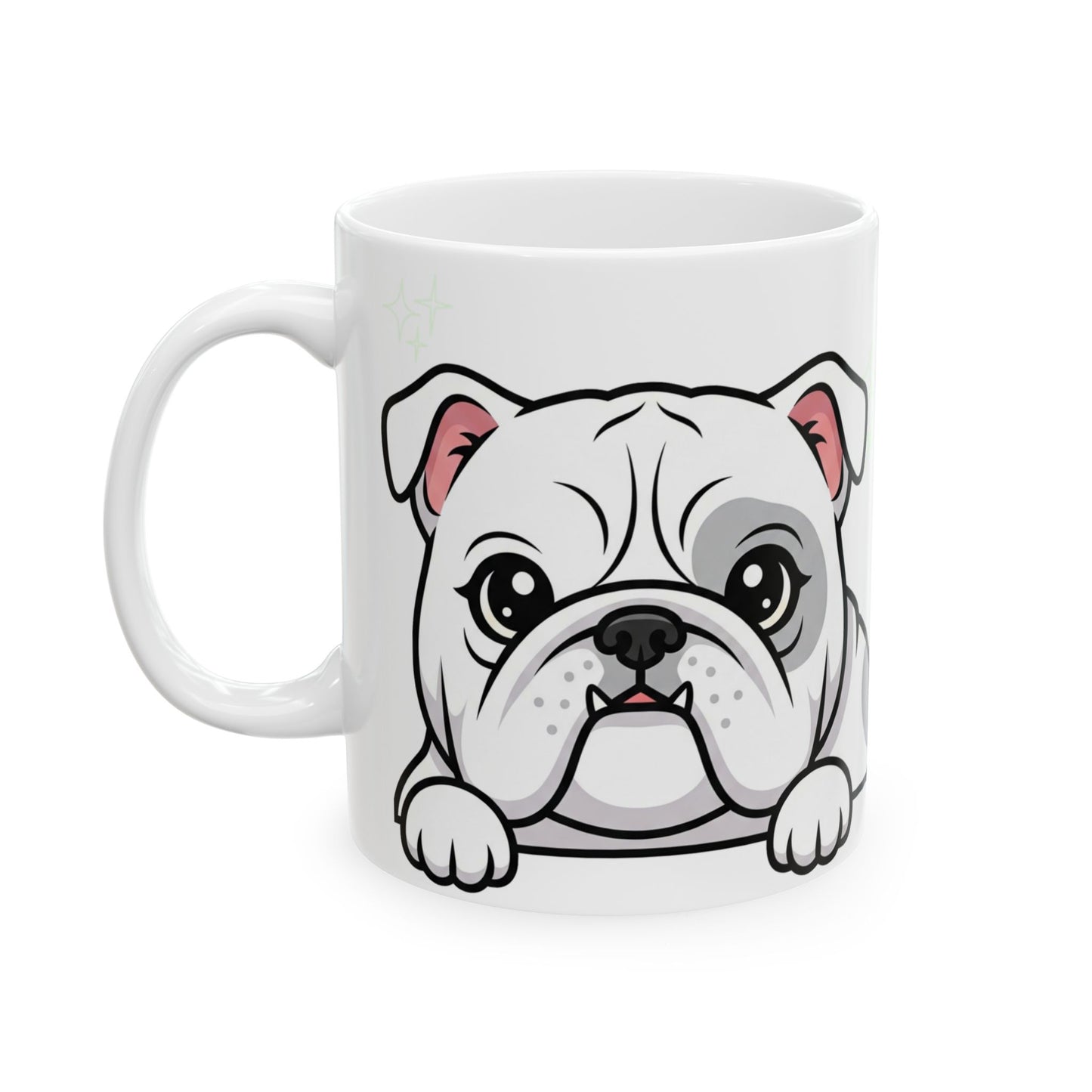 Bulldog Peek-a-Boo Mug | Best Bulldog Mama Gift