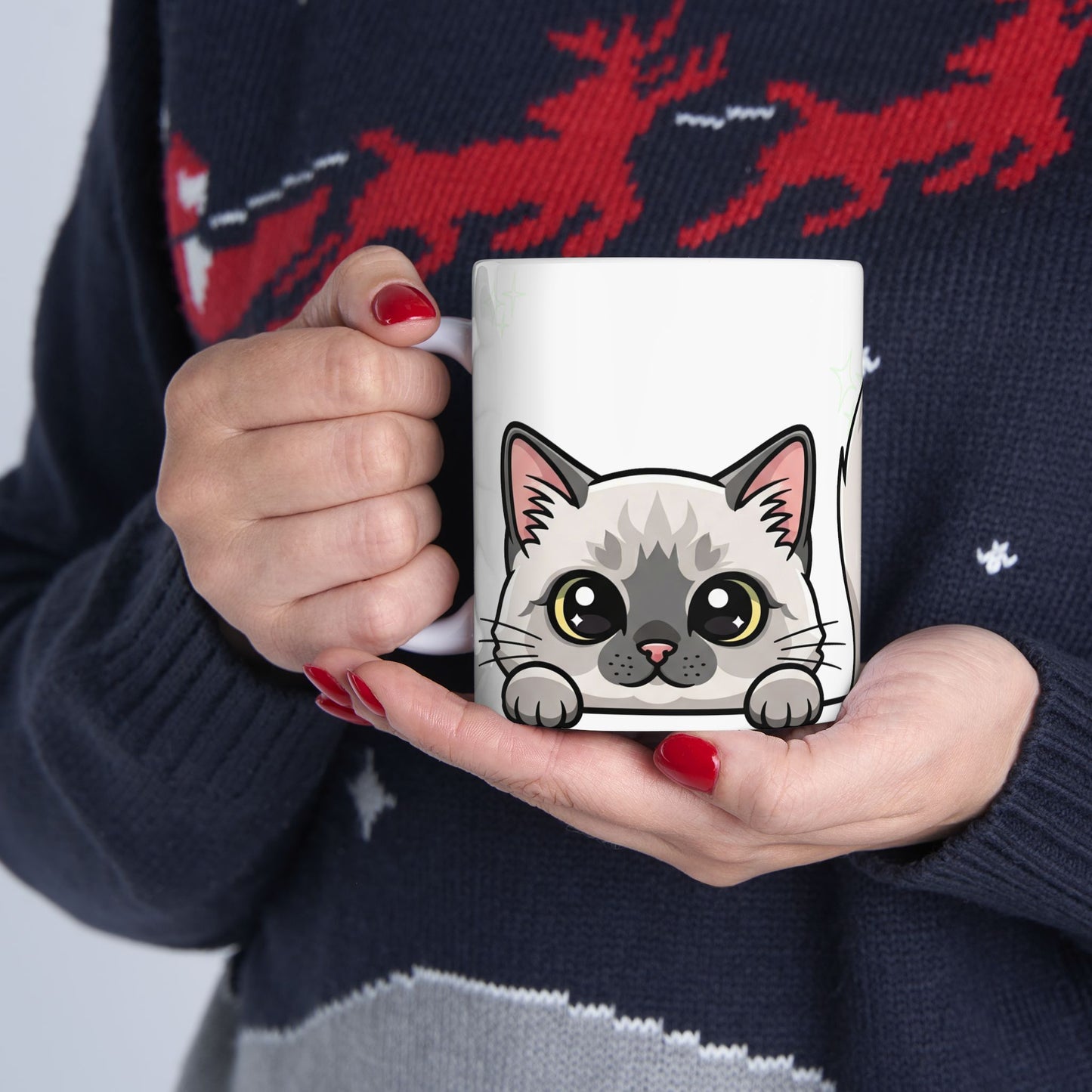 Ragdoll Peek-a-Boo Mug | Best Ragdoll Daddy Gift