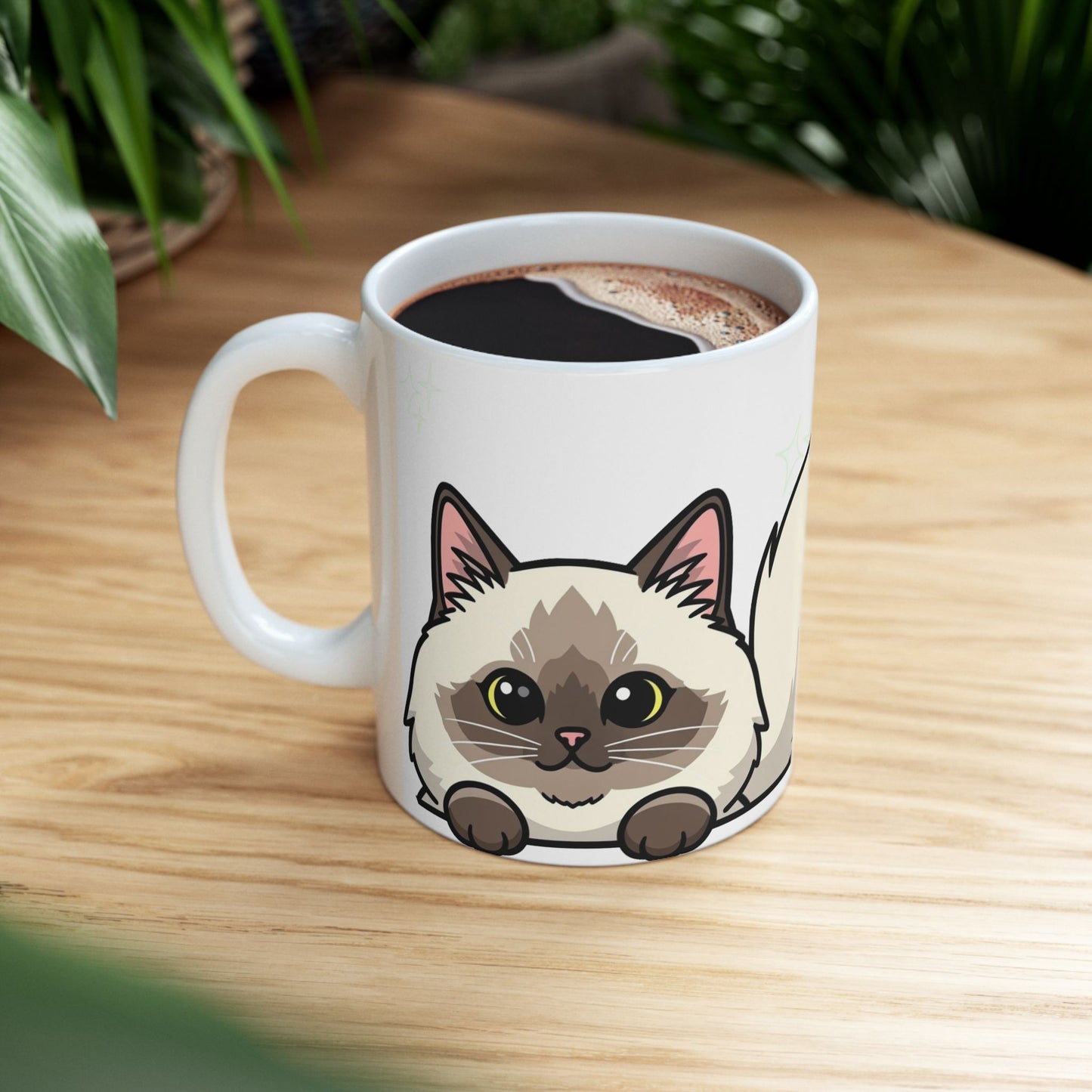 Ragdoll Peek-a-Boo Mug | Best Ragdoll Mama Gift