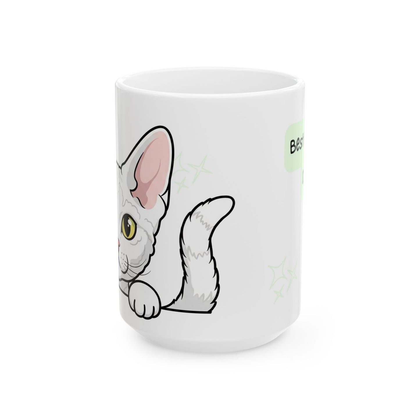 Devon Rex Peek-a-Boo Mug | Best Devon Rex Daddy Gift
