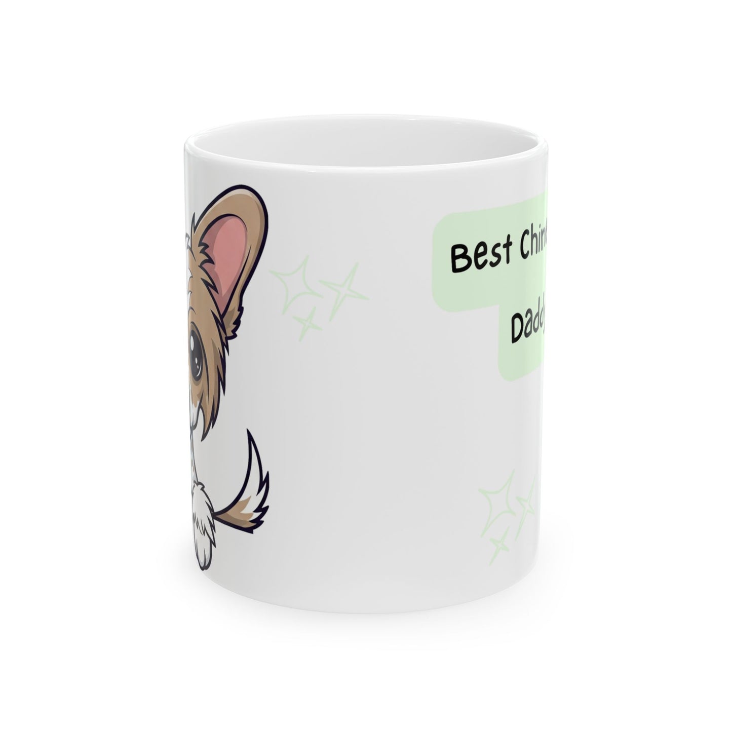 Chinese Crested Peek-a-Boo Mug | Best Chinese Crested Daddy Gift