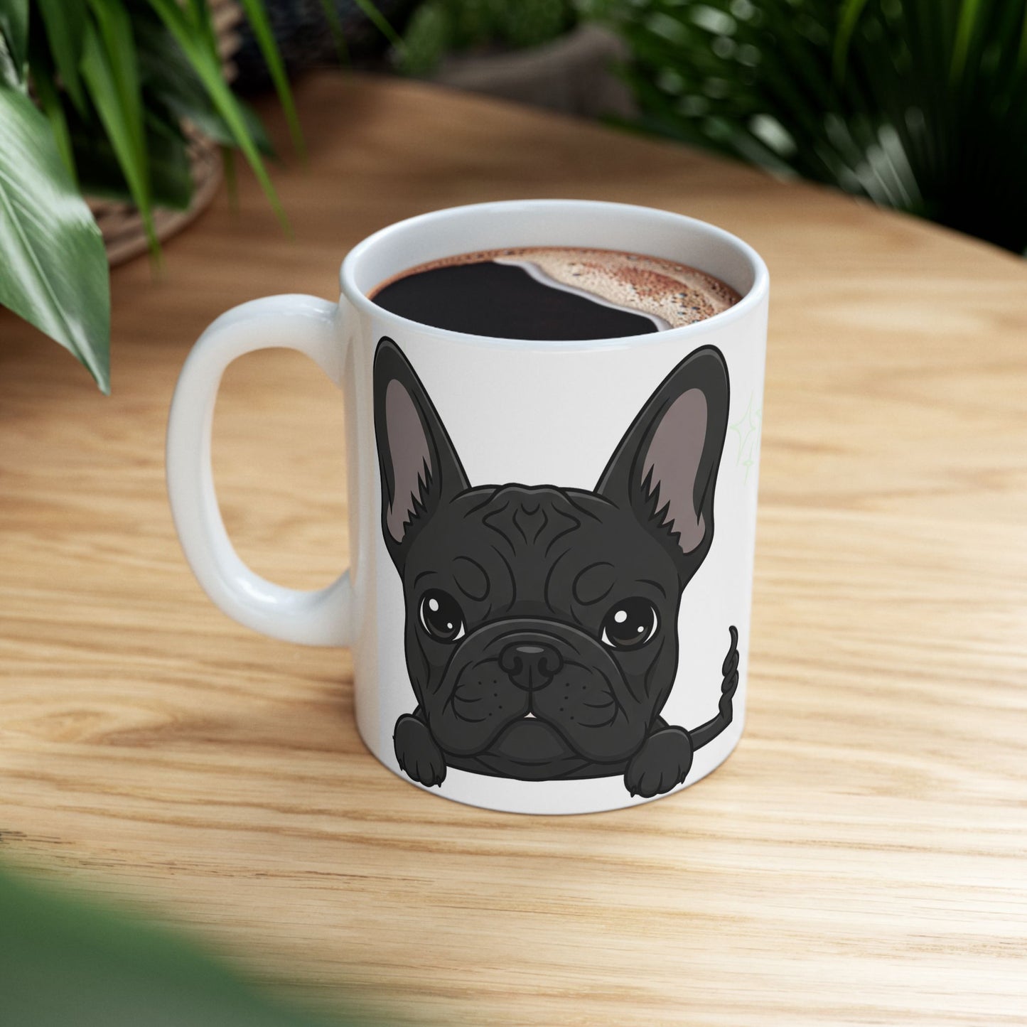 French Bulldog Peek-a-Boo Mug | Best Frenchie Daddy Gift