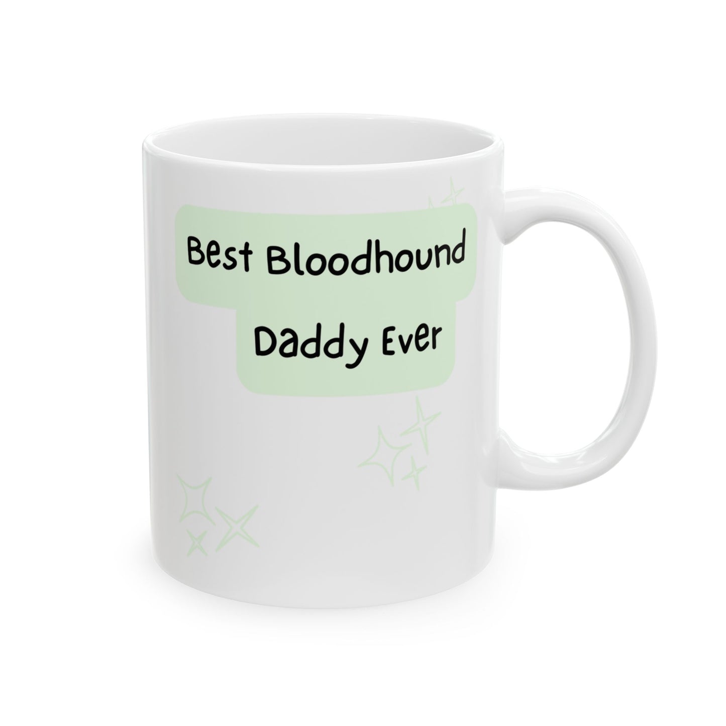 Bloodhound Peek-a-Boo Mug | Best Bloodhound Daddy Gift