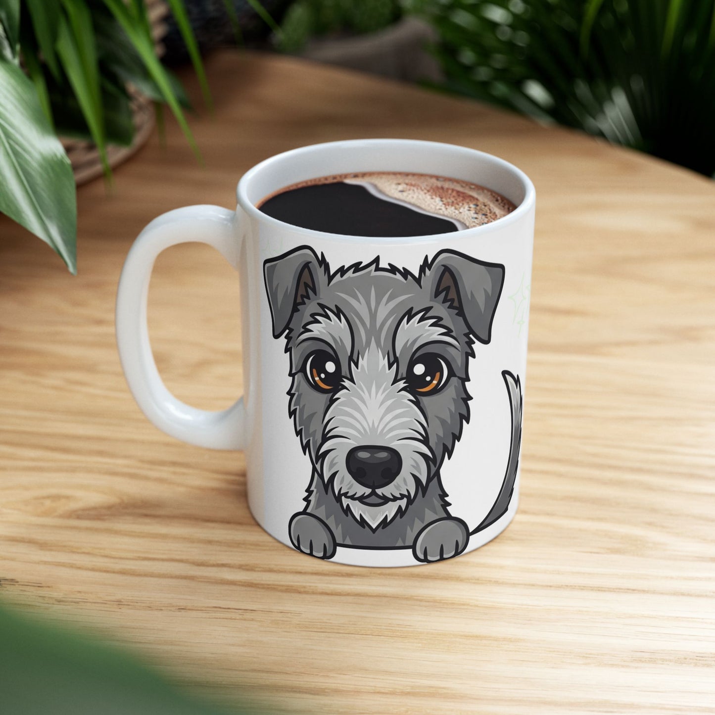 Scottish Deerhound Peek-a-Boo Mug | Best Scottish Deerhound Mama Gift