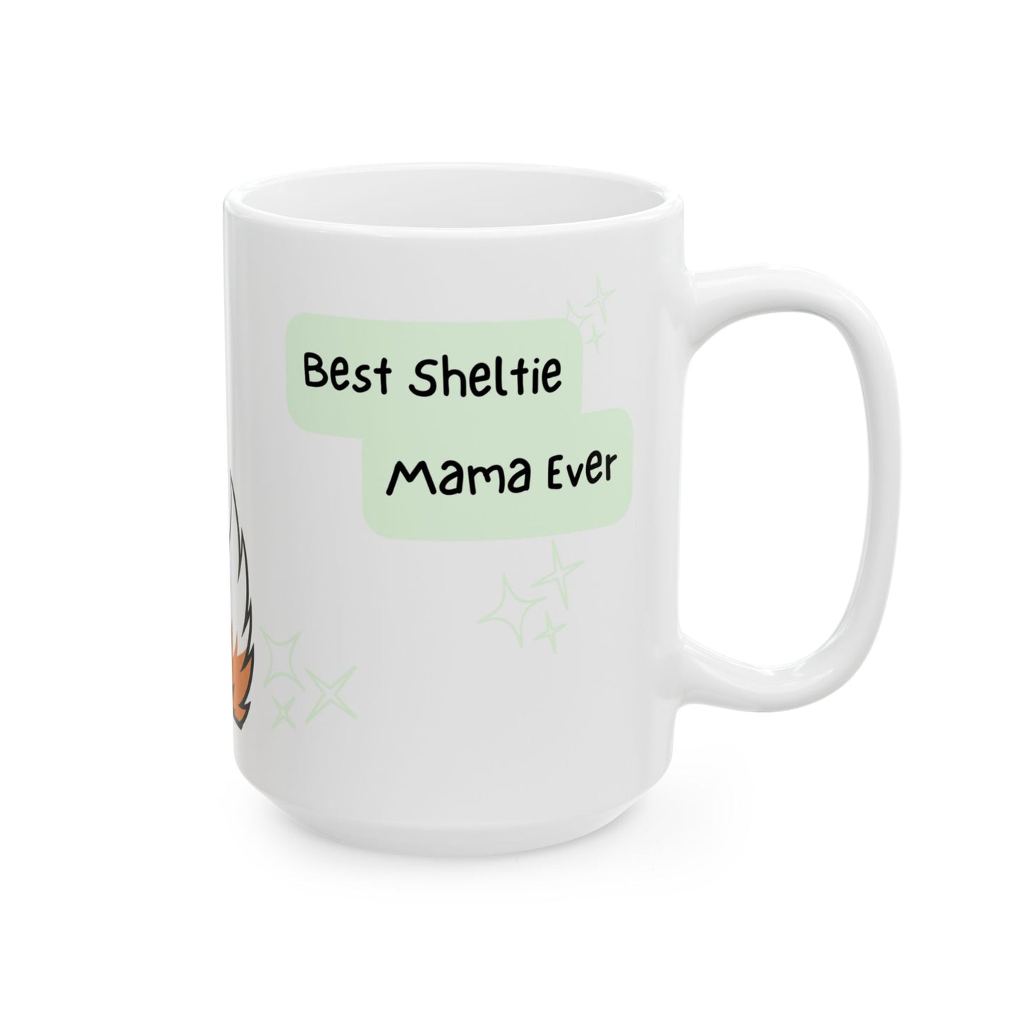 Sheltie Peek-a-Boo Mug | Best Sheltie Mama Gift