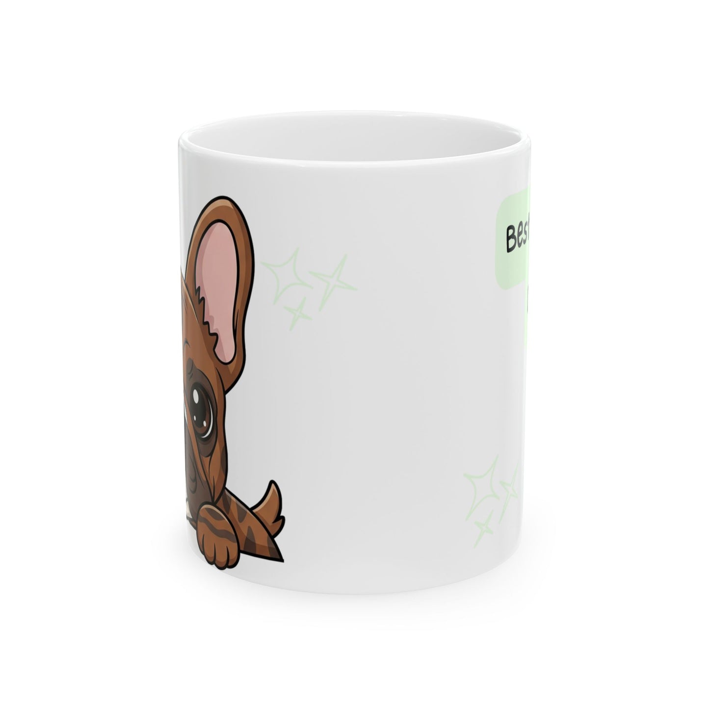 French Bulldog Peek-a-Boo Mug | Best Frenchie Daddy Gift