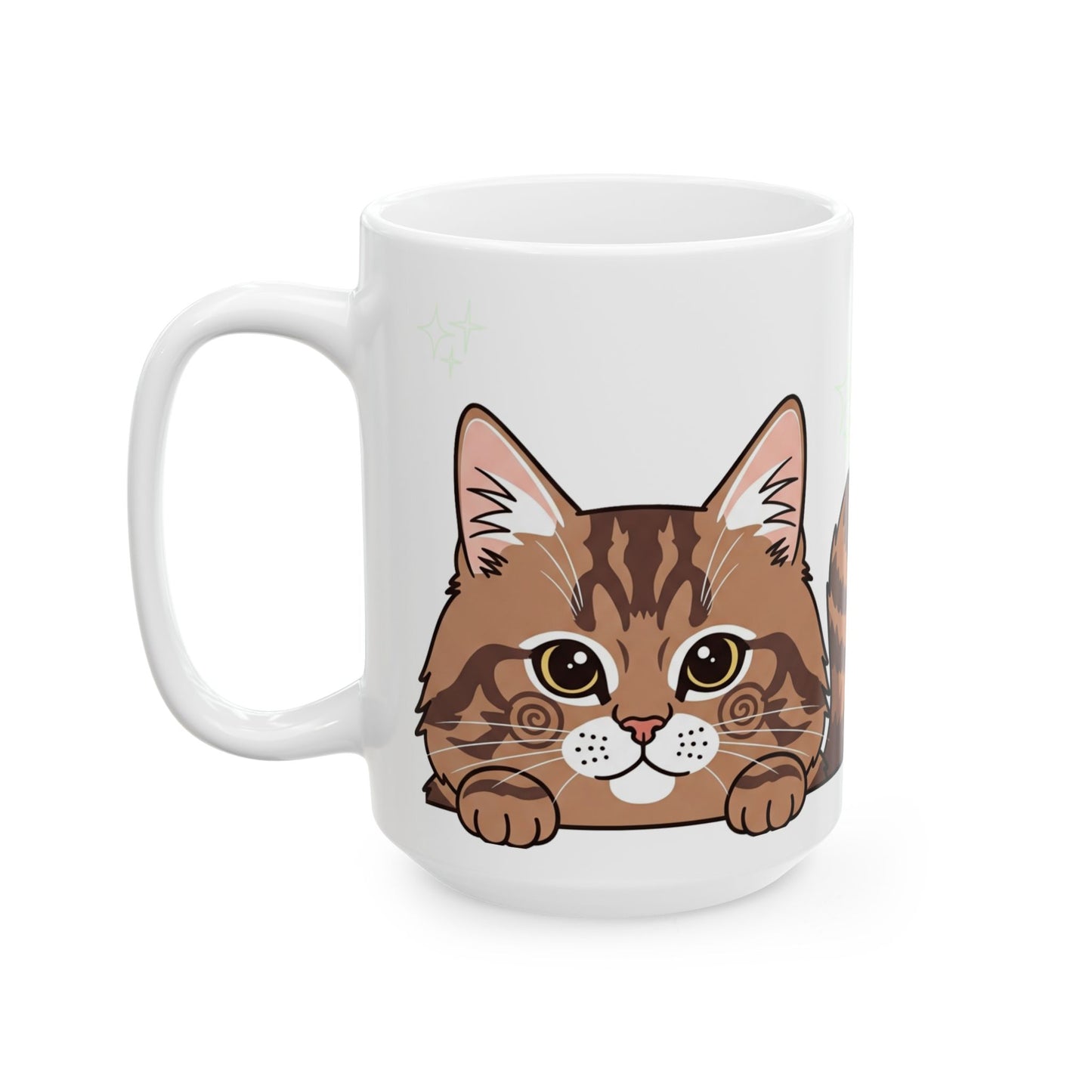Cat Peek-a-Boo Mug | Best Cat Daddy Gift