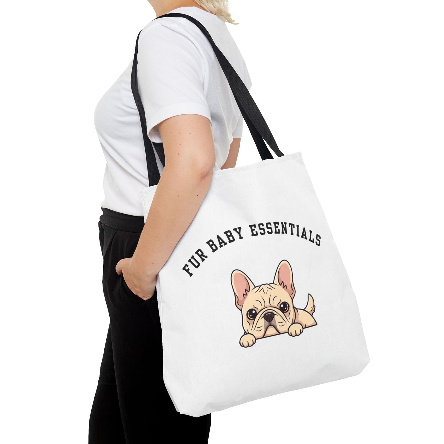 Frenchie FurBaby Tote Bag