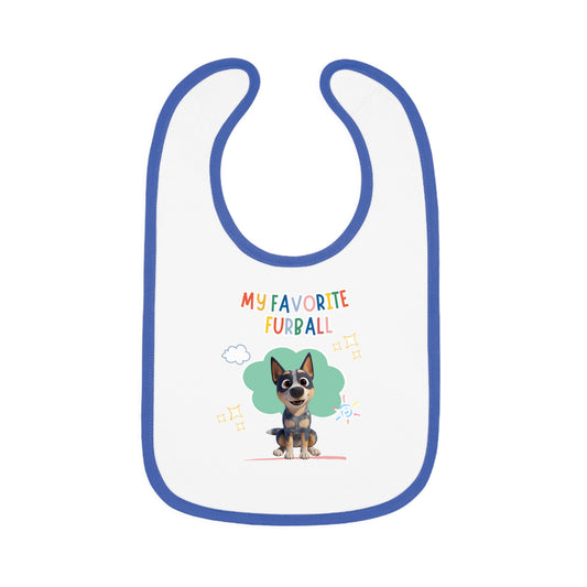 Blue Heeler Favorite Furball Baby Bib