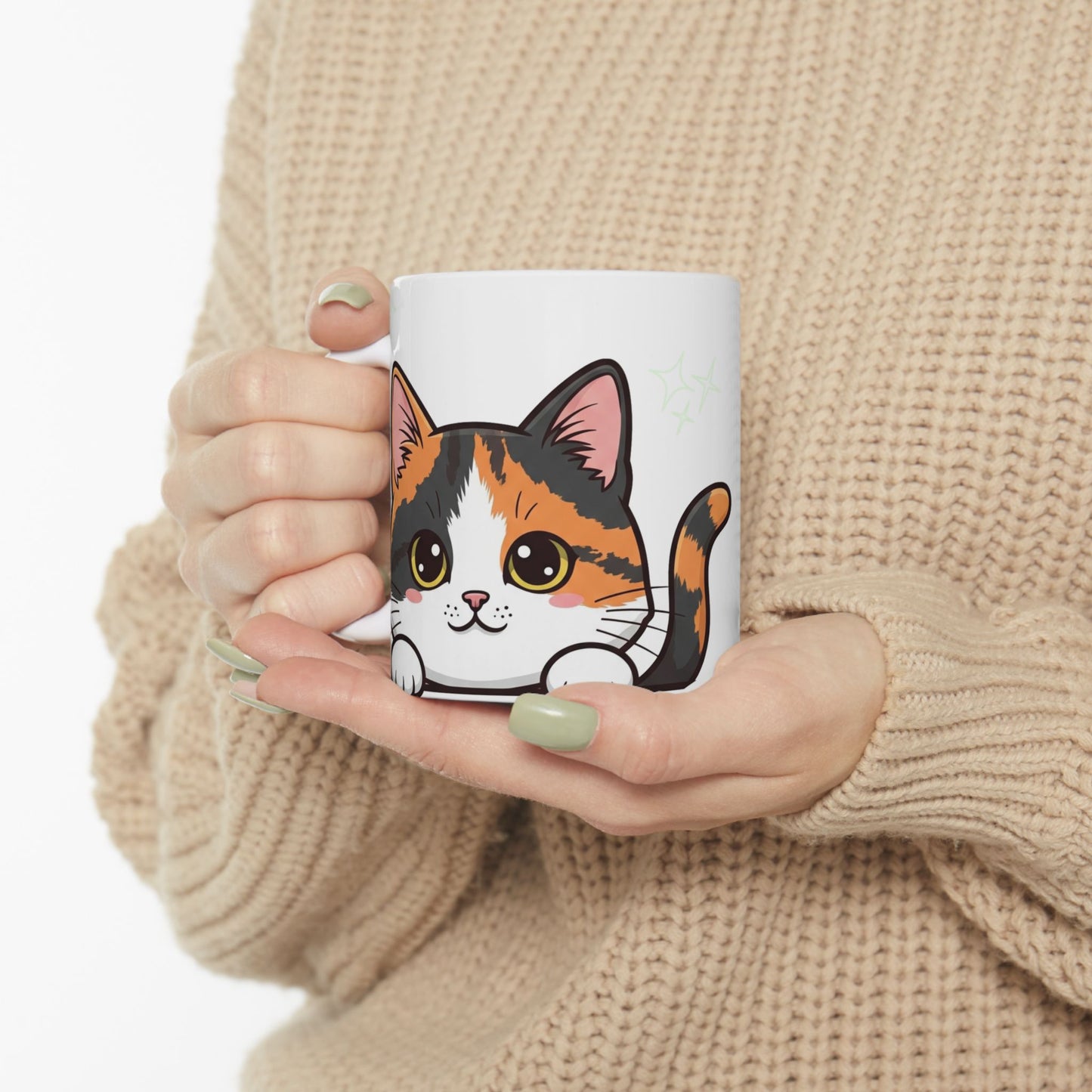 Cat Peek-a-Boo Mug | Best Cat Mama Gift