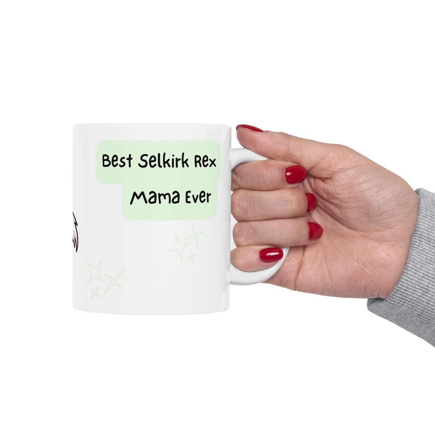 Selkirk Rex Peek-a-Boo Mug | Best Selkirk Rex Mama Gift