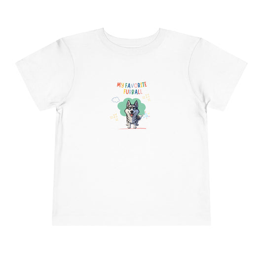 Husky Favorite Furball Toddler Tee