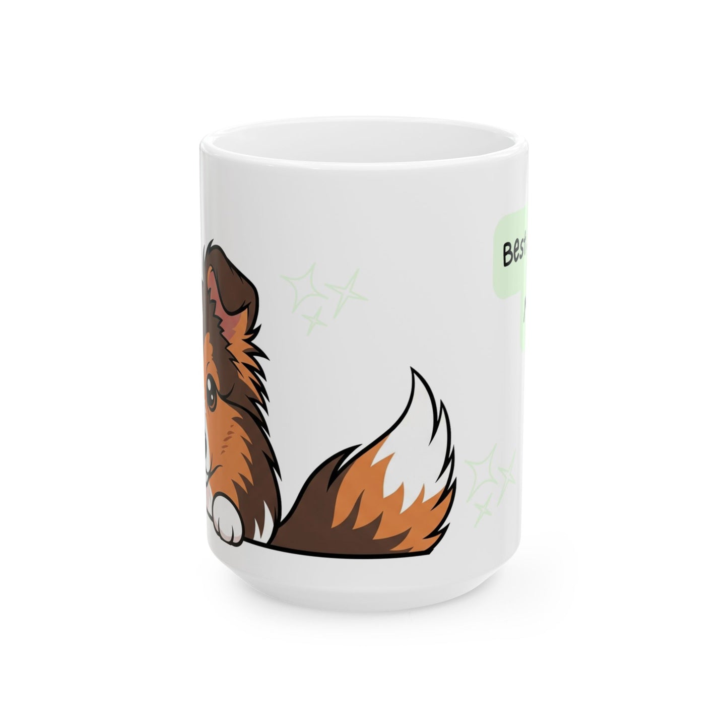 Sheltie Peek-a-Boo Mug | Best Sheltie Mama Gift