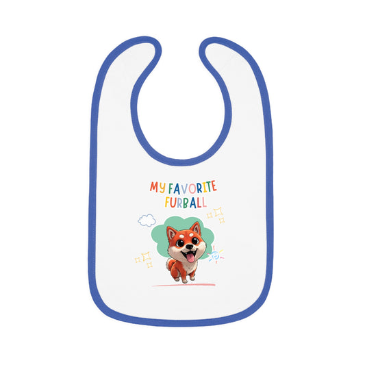 Shiba Favorite Furball Baby Bib