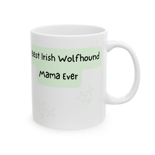 Irish Wolfhound Peek-a-Boo Mug | Best Irish Wolfhound Mama Gift
