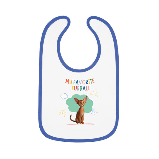 Abyssinian Favorite Furball Baby Bib