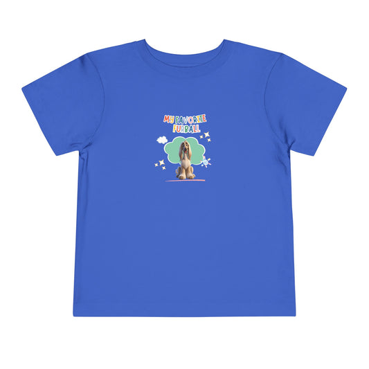 Afghan Hound Favorite Furball Toddler Tee