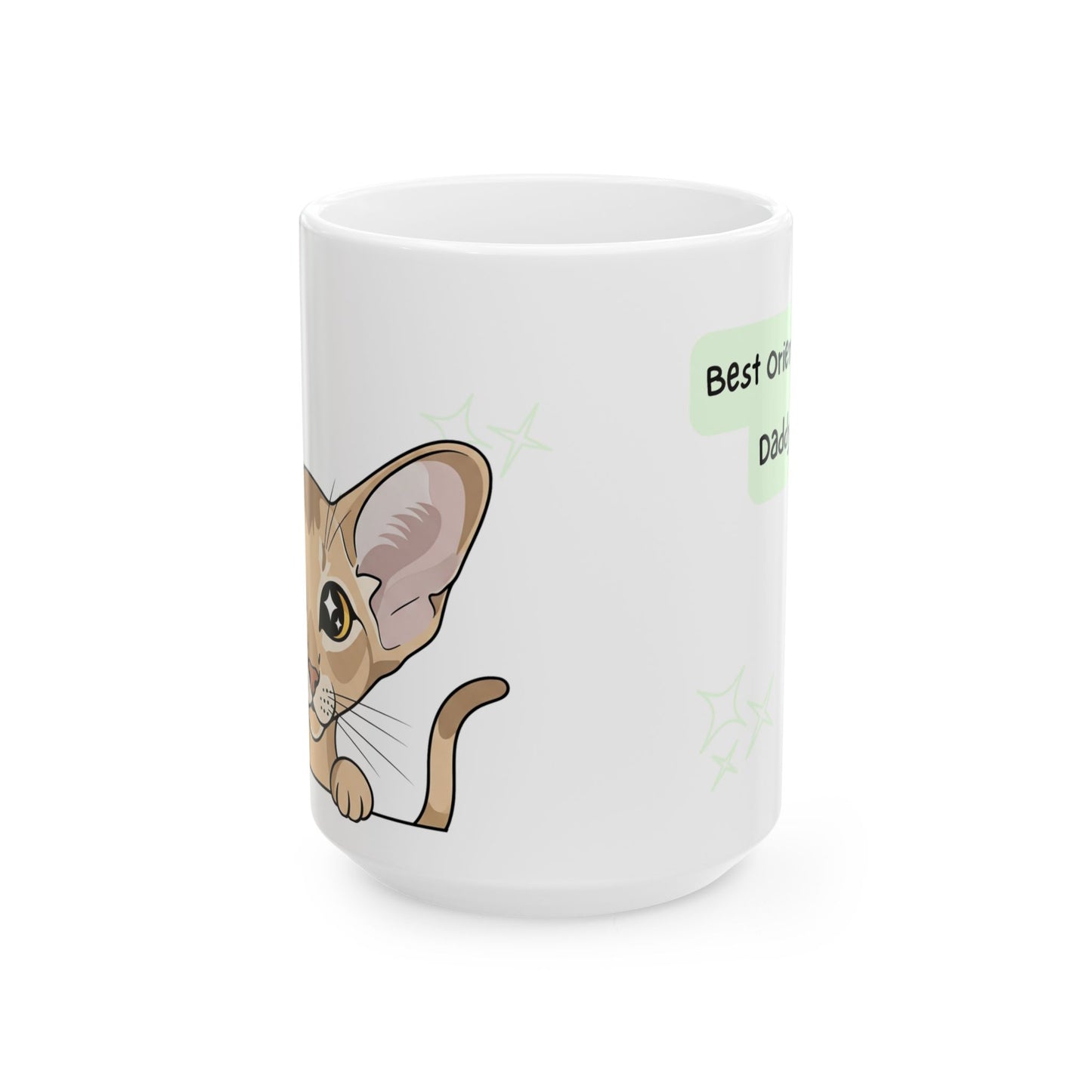 Oriental Shorthair Peek-a-Boo Mug | Best Oriental Shorthair Daddy Gift