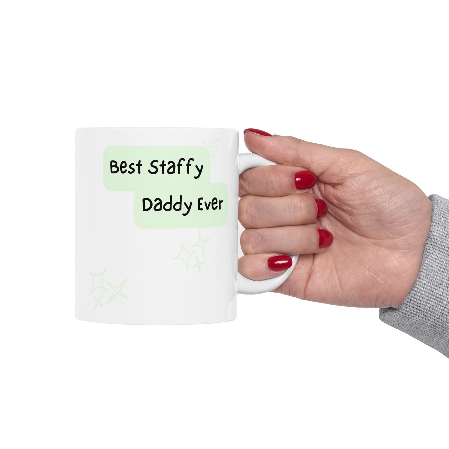 American Stafford Terrier Peek-a-Boo Mug | Best Staffy Daddy