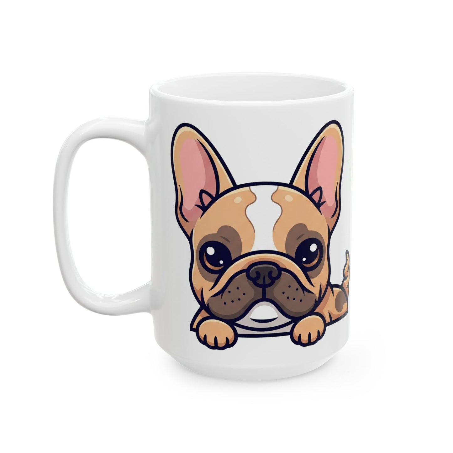 French Bulldog Peek-a-Boo Mug | Best Frenchie Daddy Gift