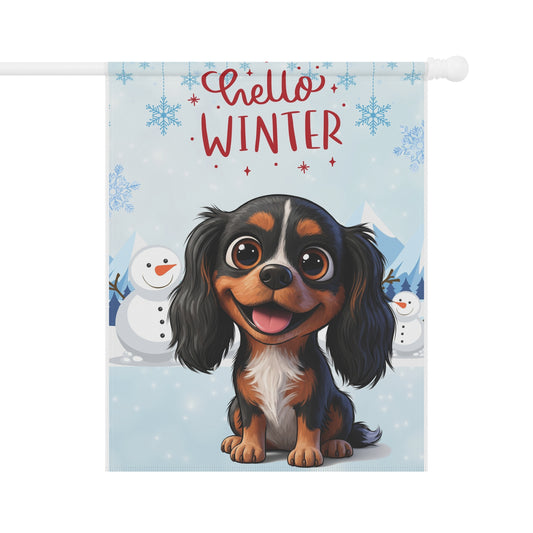 Cavalier Hello Winter Garden Banner
