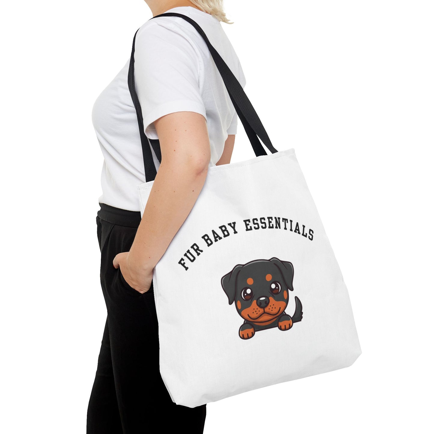 Rottweiler FurBaby Tote Bag