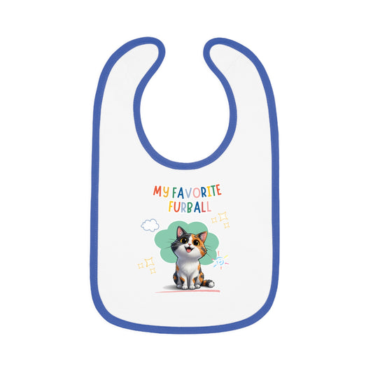 Shorthair Calico Cat Favorite Furball Baby Bib