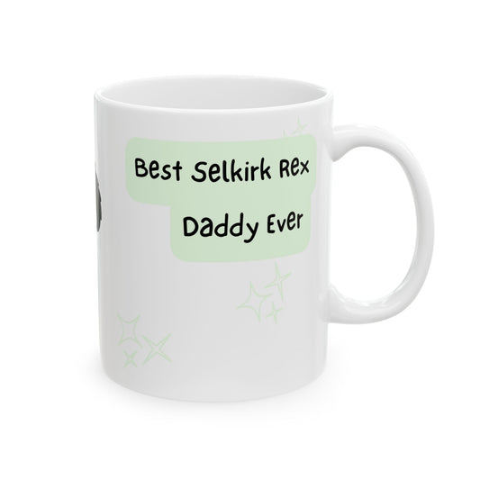 Selkirk Rex Peek-a-Boo Mug | Best Selkirk Rex Daddy Gift