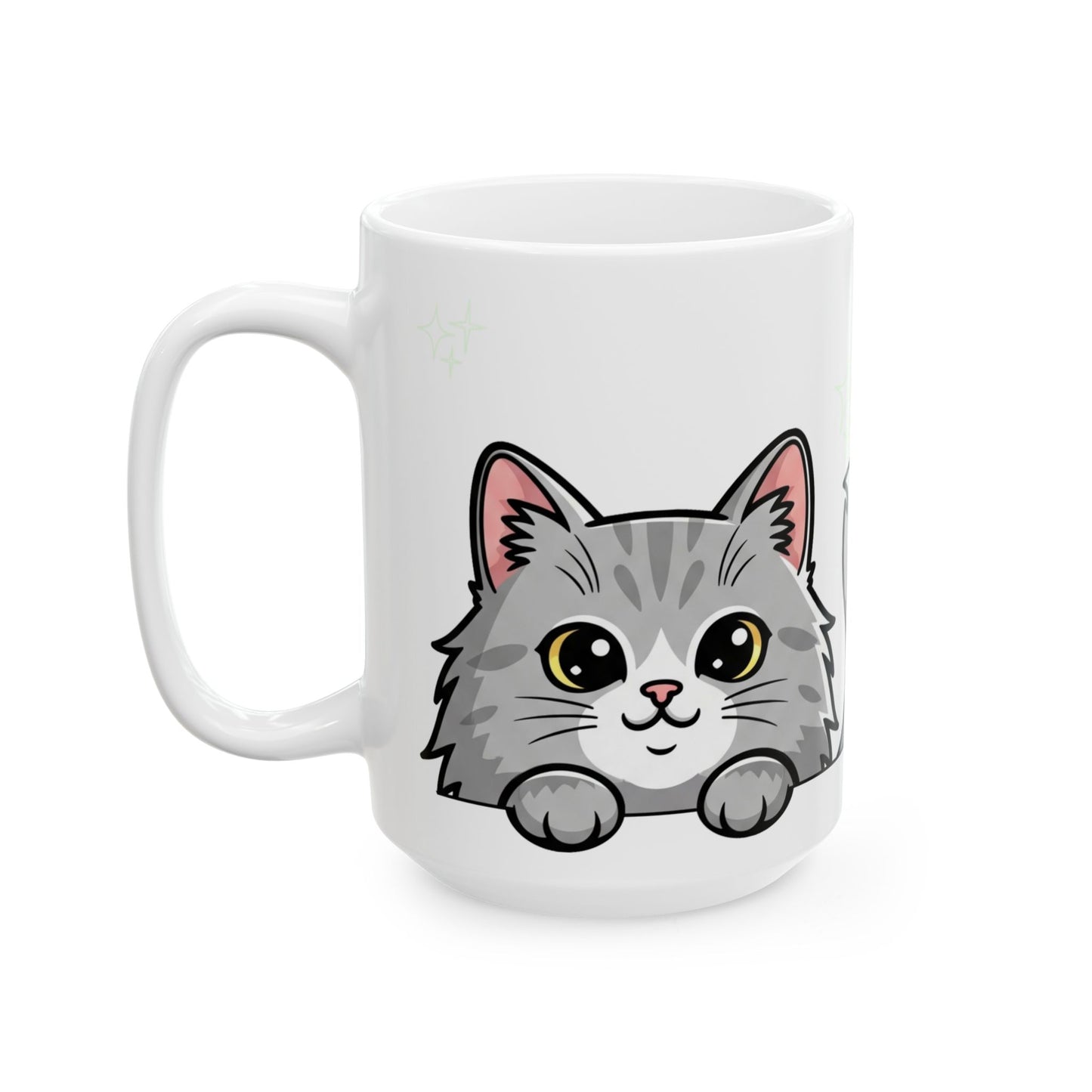 Cat Peek-a-Boo Mug | Best Cat Daddy Gift