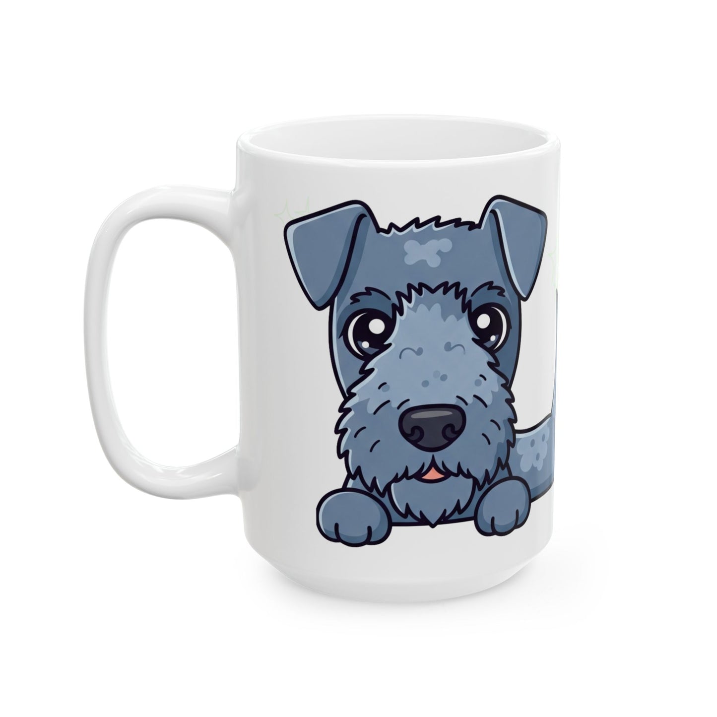 Kerry Blue Terrier Peek-a-Boo Mug | Best Kerry Blue Terrier Daddy Gift