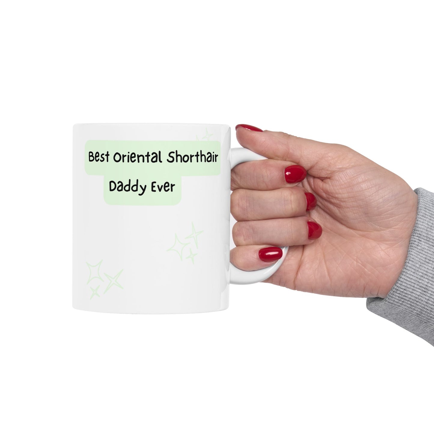 Oriental Shorthair Peek-a-Boo Mug | Best Oriental Shorthair Daddy Gift