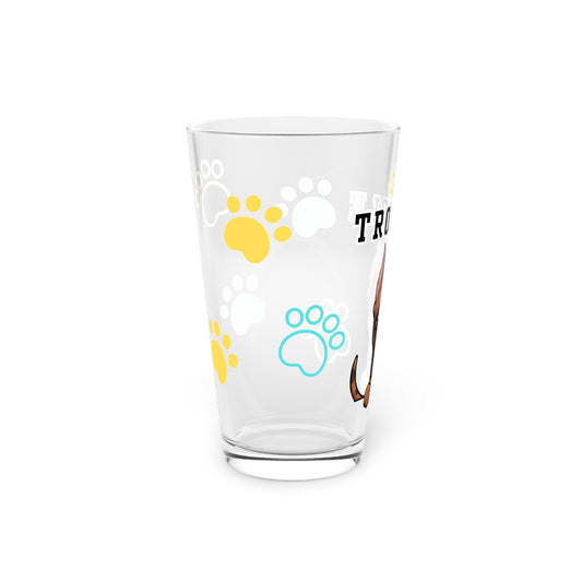 Great Dane Tiny Trouble Pint Glass