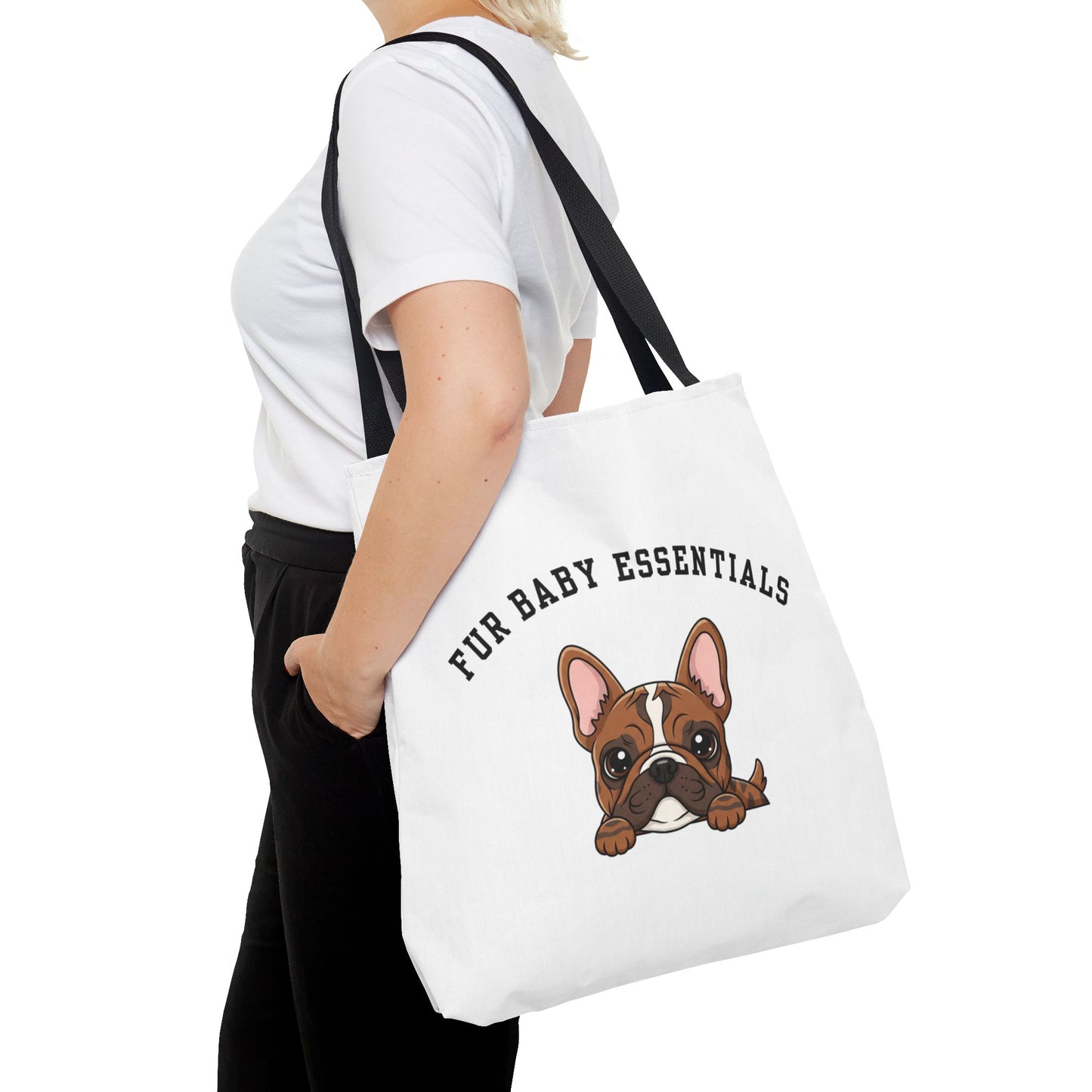 Frenchie FurBaby Tote Bag
