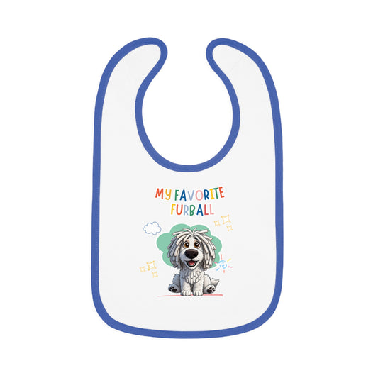Komondor Favorite Furball Baby Bib