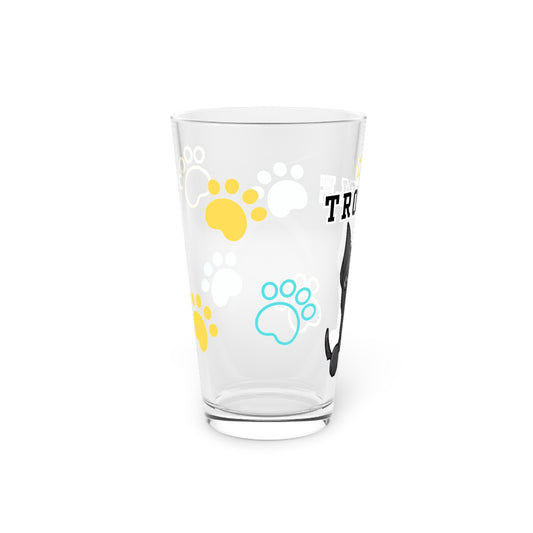Great Dane Tiny Trouble Pint Glass