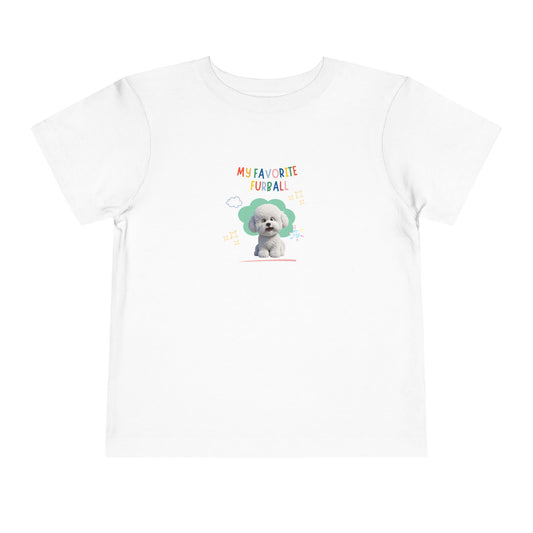 Bichon Frise Favorite Furball Toddler Tee
