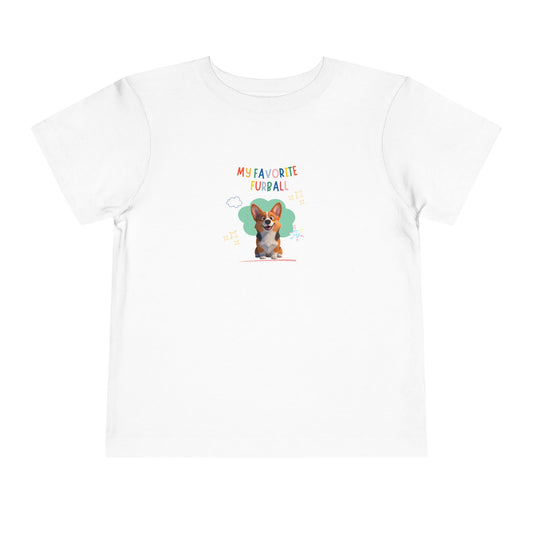 Corgi Favorite Furball Toddler Tee