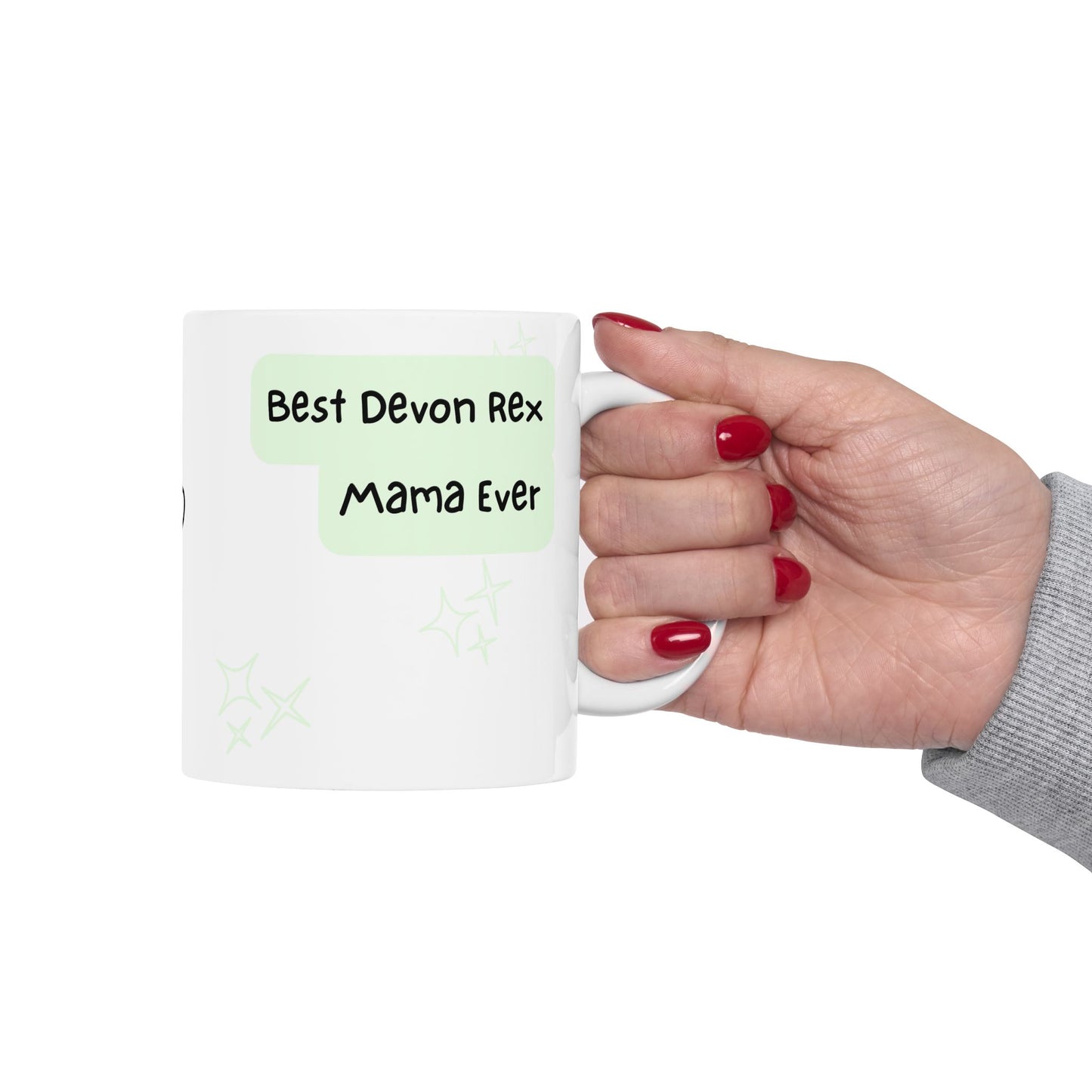 Devon Rex Peek-a-Boo Mug | Best Devon Rex Mama Gift