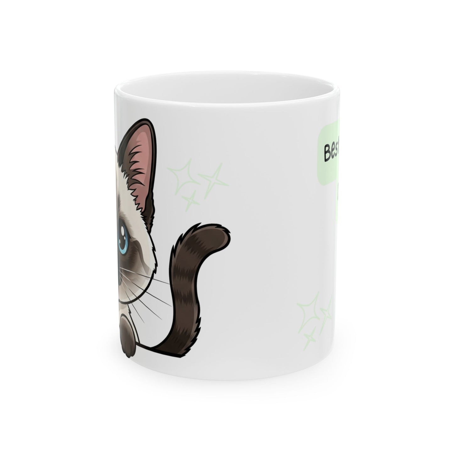 Siamese Peek-a-Boo Mug | Best Siamese Daddy Gift