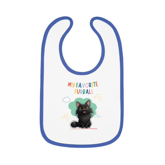 Norwegian Forest Favorite Furball Baby Bib