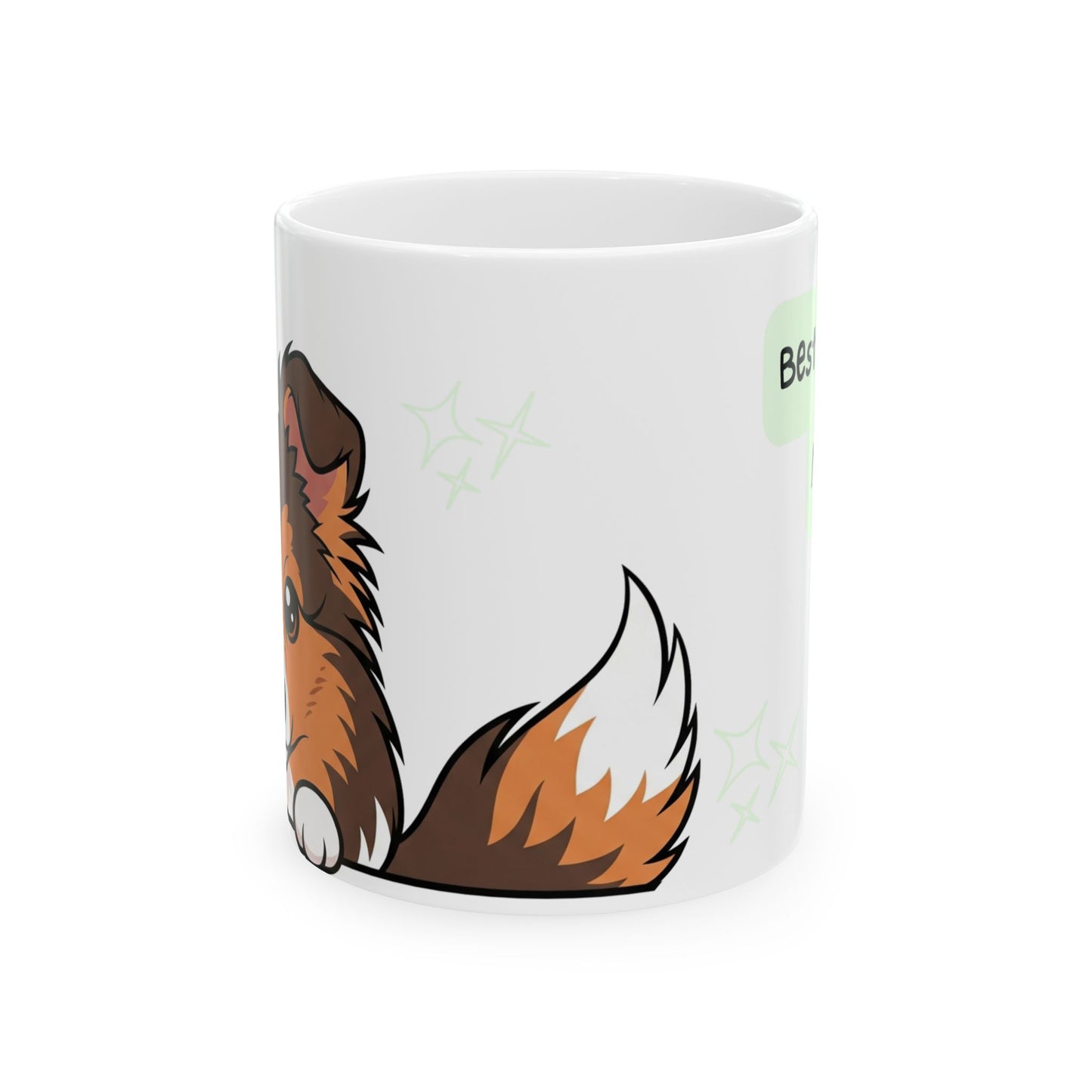 Sheltie Peek-a-Boo Mug | Best Sheltie Mama Gift