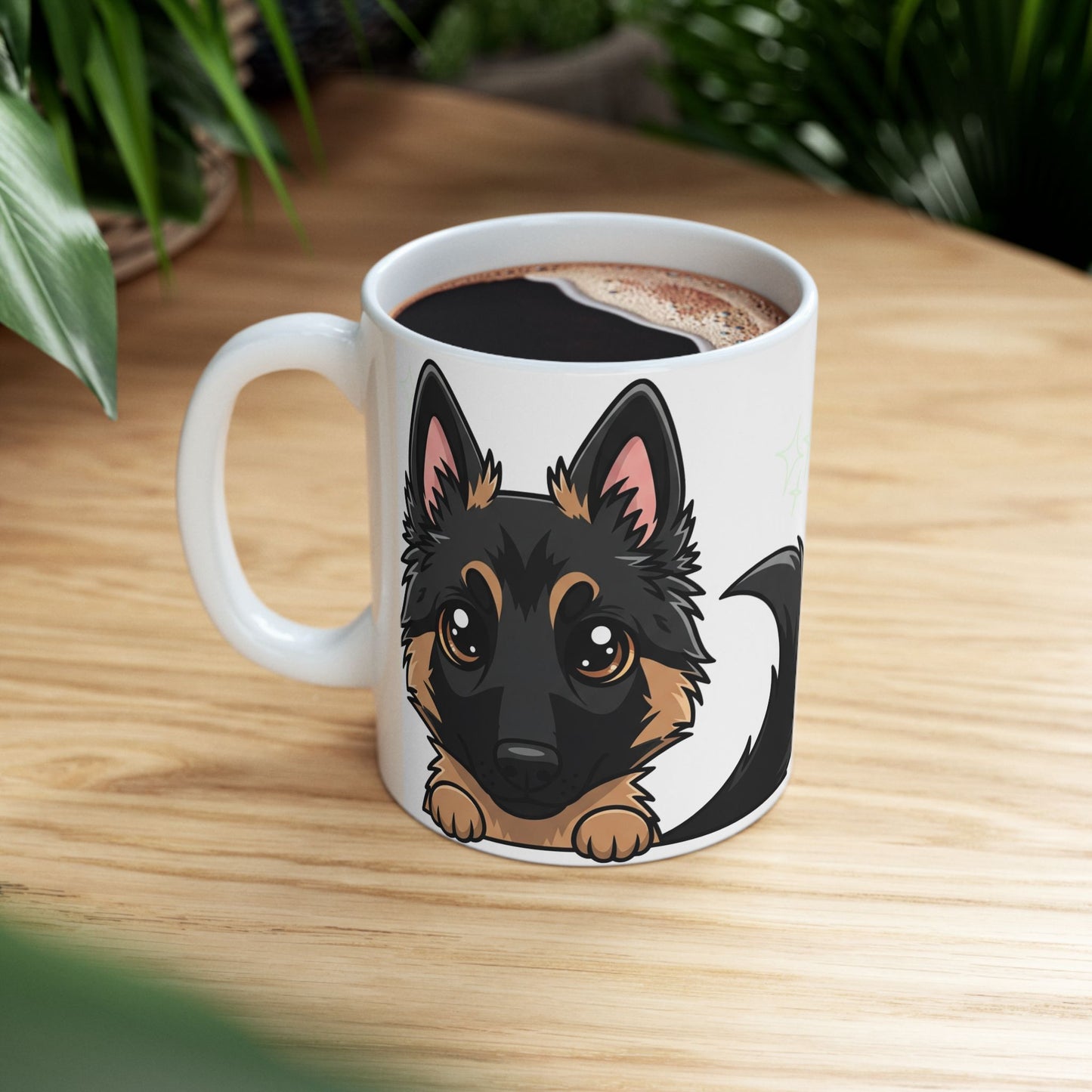 Belgian Shepherd Peek-a-Boo Mug | Best Malinois Daddy Gift