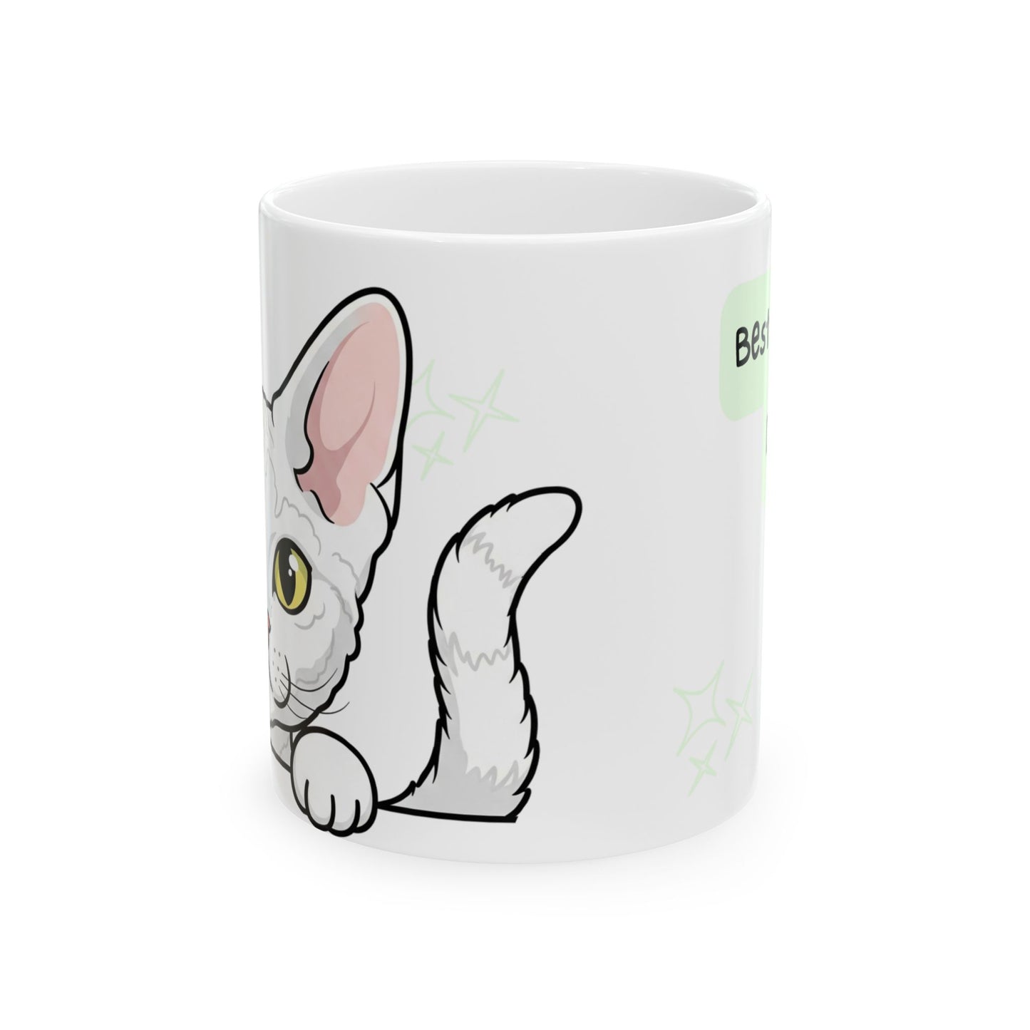 Devon Rex Peek-a-Boo Mug | Best Devon Rex Daddy Gift