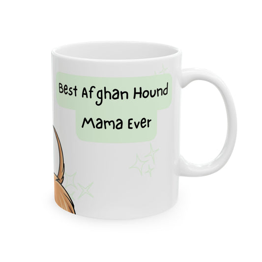 Afghan Hound Peek-a-Boo Mug | Best Afghan Hound Mama Gift