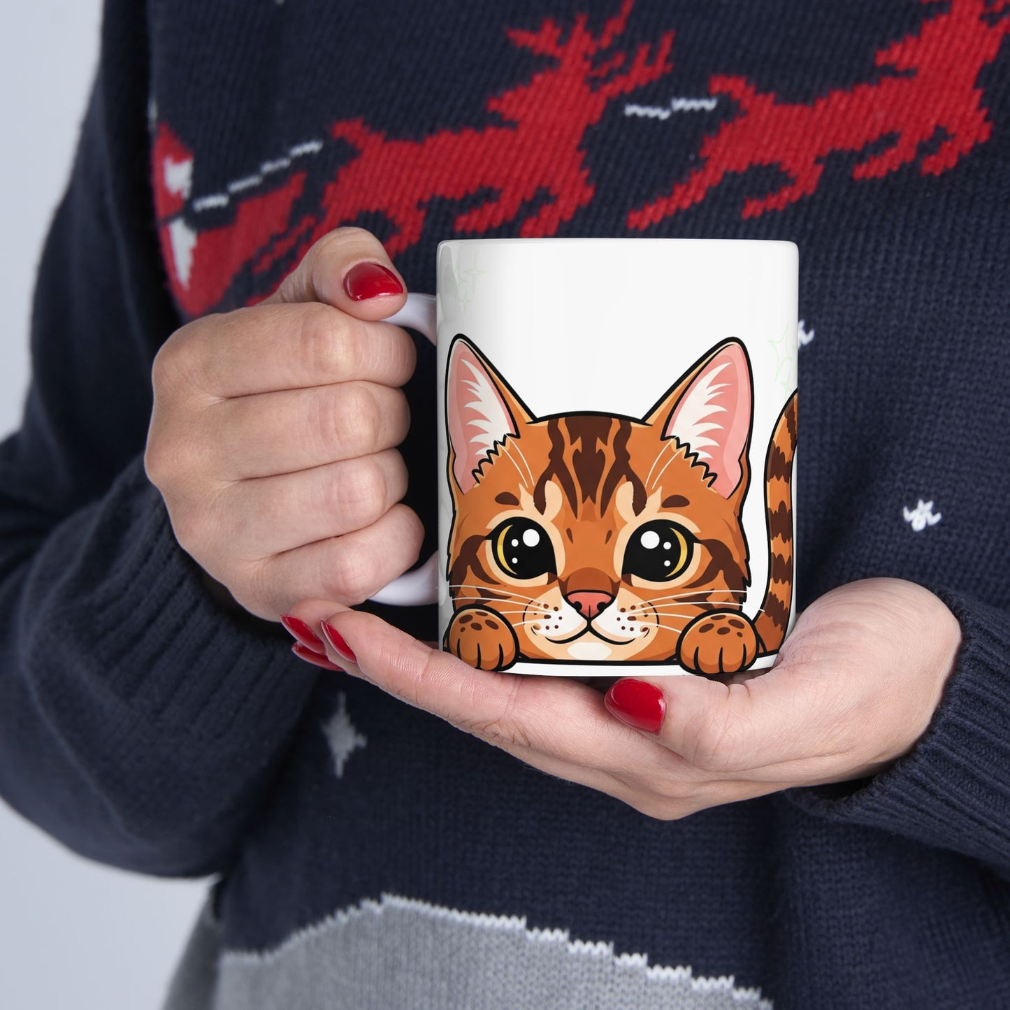 Bengal Peek-a-Boo Mug | Best Bengal Mama Gift