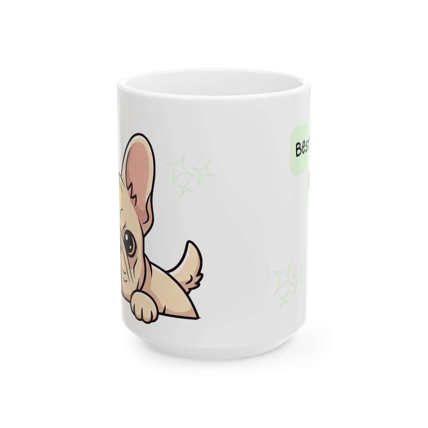 French Bulldog Peek-a-Boo Mug | Best Frenchie Daddy Gift