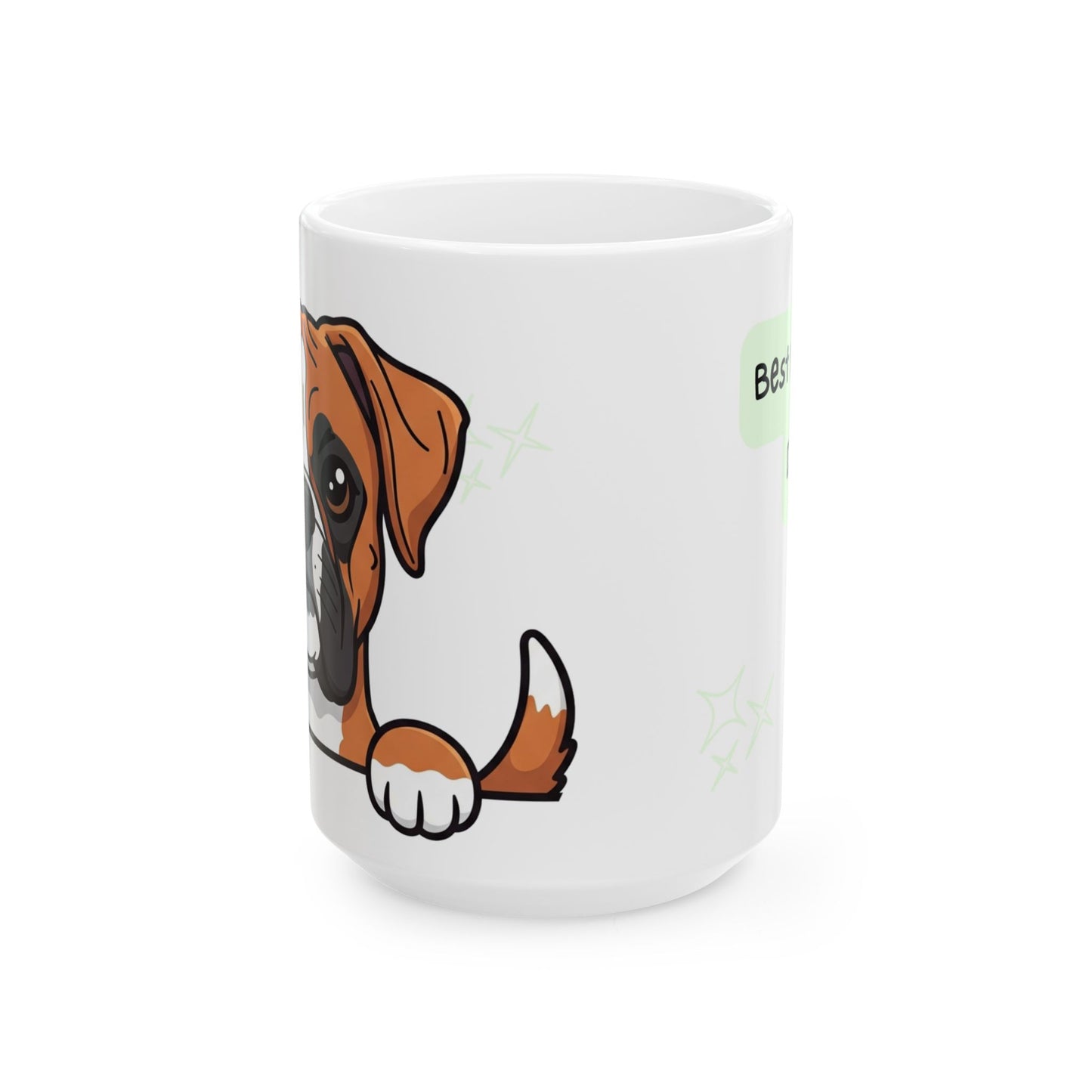 Boxer Peek-a-Boo Mug | Best Boxer Daddy Gift