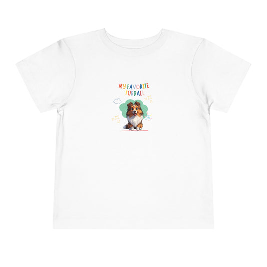 Sheltie Favorite Furball Toddler Tee
